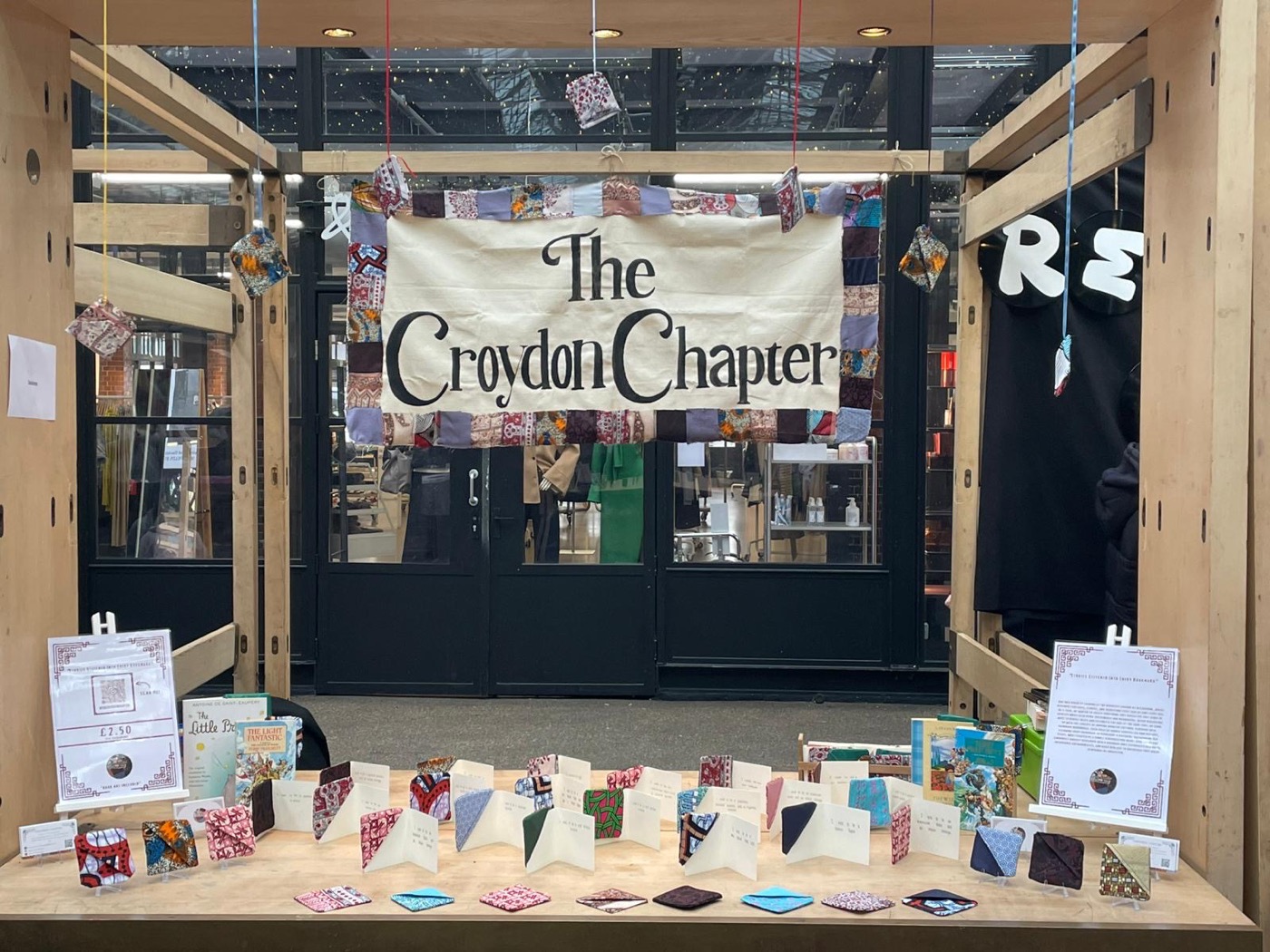 The Croydon Chapter stall at Spitalfields Market